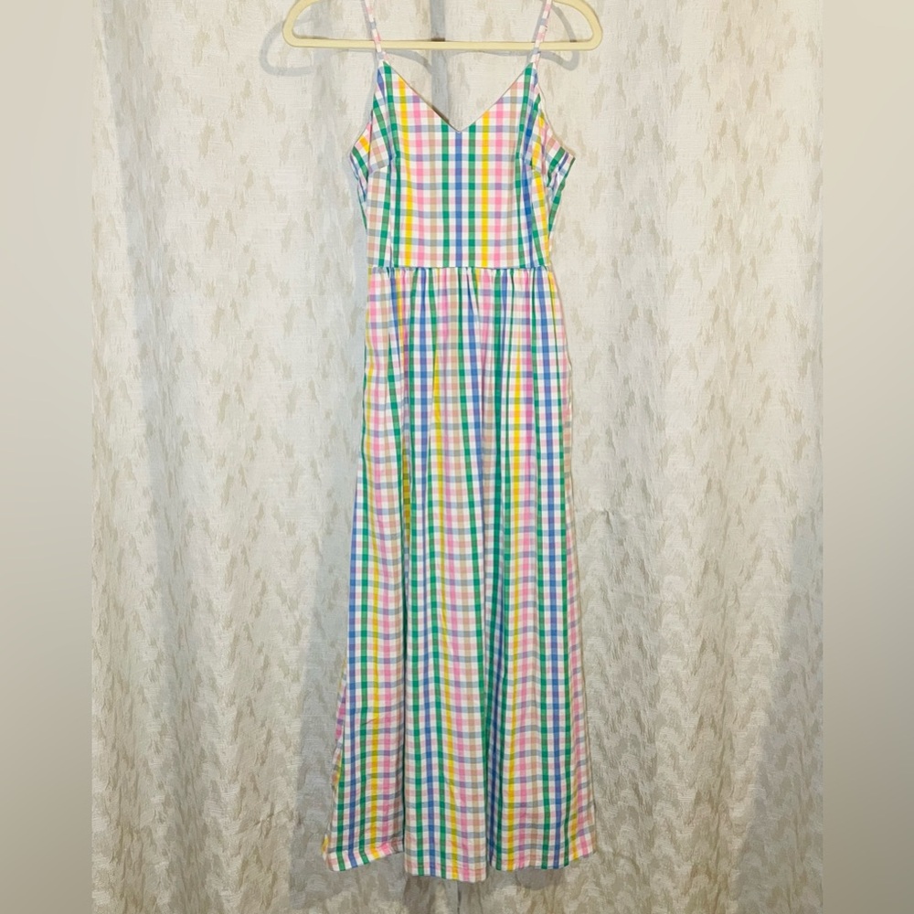 J. Crew Multicolor Gingham Dress - Picture 2 of 4